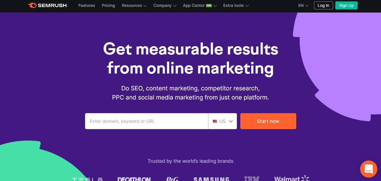 SEMRush offers comprehensive SEO tools and capabilities.