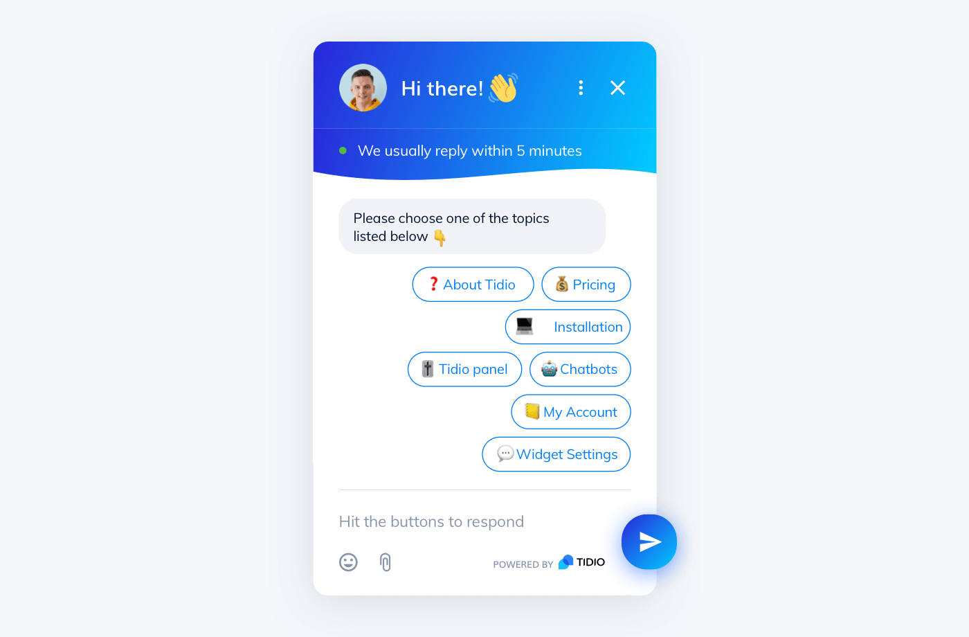 Tidio uses NLP in their AI powered chatbots for online businesses for a better user experience.