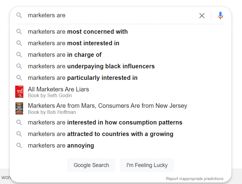 Google Searchbar Example