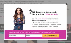 MarieForleo Pop Up 300x181
