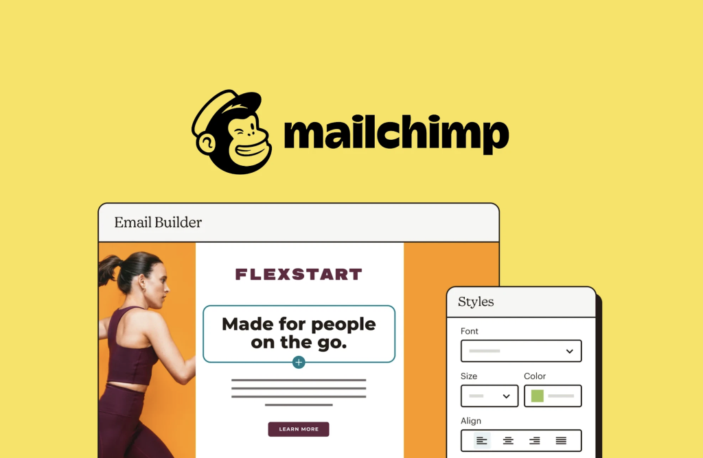 mailchimp landing page graphic