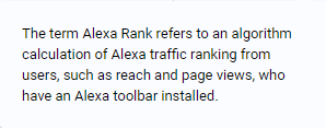 Alexa Rank