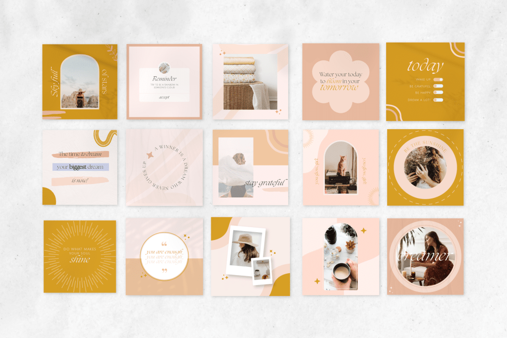 Canva social media templates