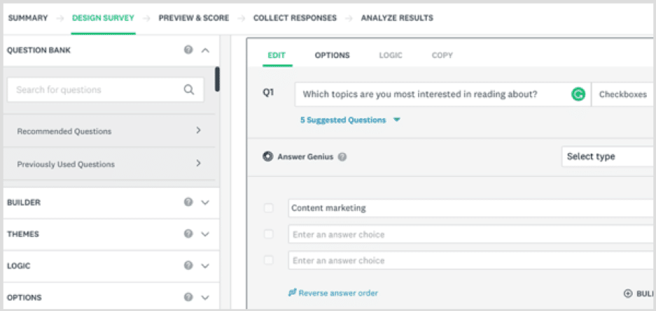 Surveymonkey Questions